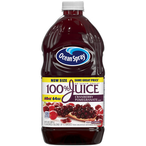 100% Juice Cranberry Pomegranate 64 Oz (Case Of 8) by Ocean Spray