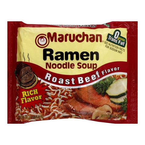 Ramen Roast Beef Dry Soup 3 Oz (Case Of 24) by Maruchan