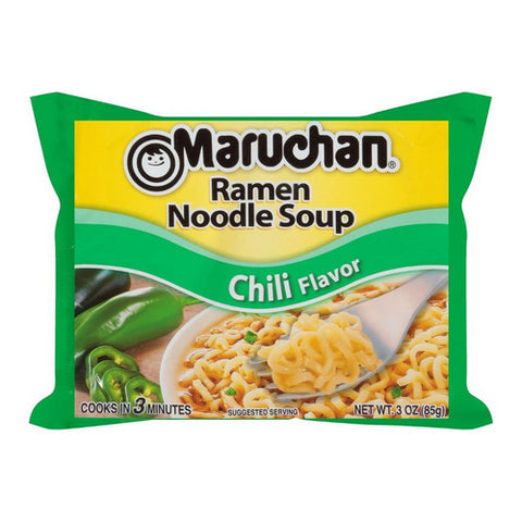 Ramen Noodle Soup Hot Chili Flavor 3 Oz (Case Of 24) by Maruchan