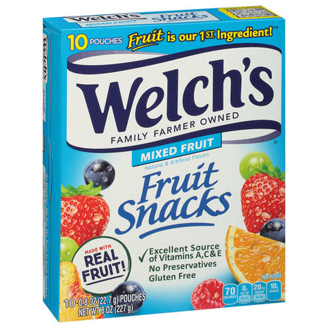 Mixed Fruit Snacks 8 Oz (Case Of 8) by Welch's