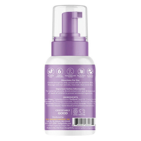 Badger Balm, Baby Night Foaming Shampoo And Wash, 10 Oz Badger Balm