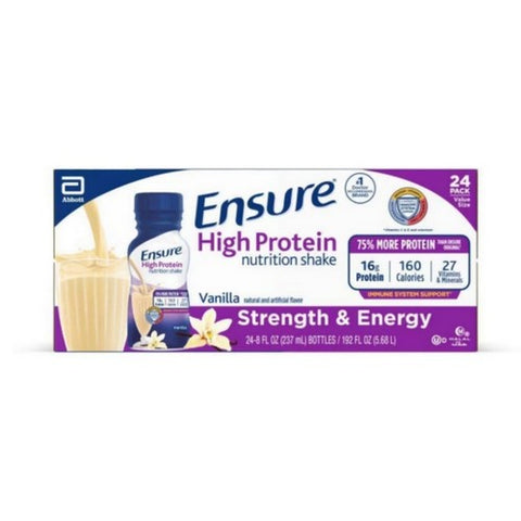 High Protein Vanilla Nutrition Shake 192 Oz (Case Of 1) by Ensure