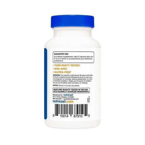 Nutricost, Alpha GPC Capsules, 600 Mg, 120 Count Nutricost