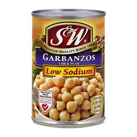 Premium Garbanzo Beans 15.25 Oz (Case Of 12) by S & W