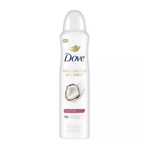 Beauty Advanced Care Caring Coconut 72 Hour Women's Antiperspirant And Deodorant Dry Spray 3.8 Oz (Case Of 3) by Dove