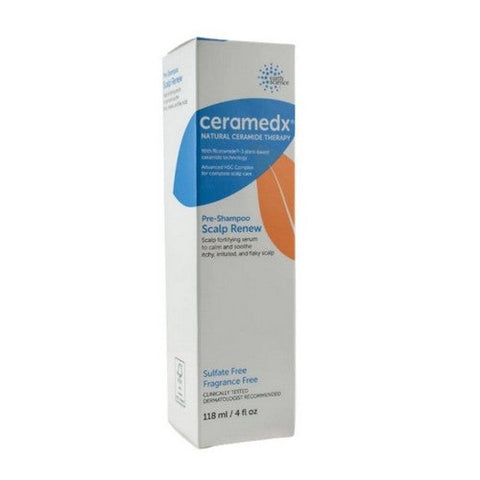 Ceramedx, Pre Shampoo Scalp Renew Serum, 4 Oz Ceramedx