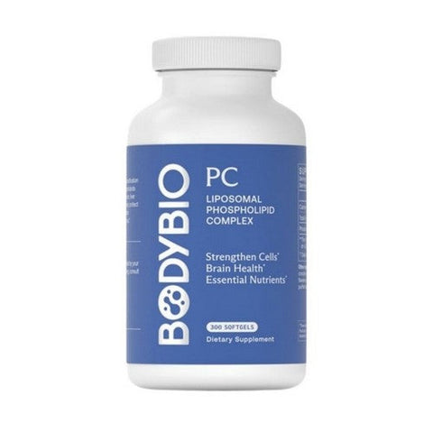 BodyBio, PC Liposomal Phospholipid Complex, 300 Softgels BodyBio