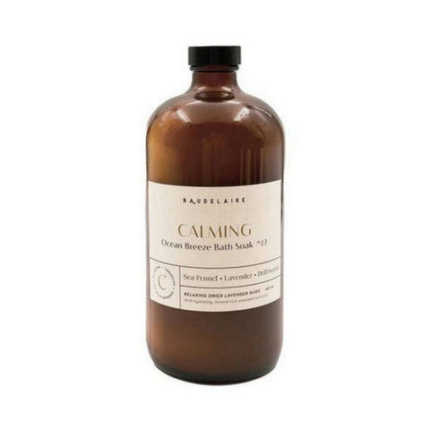 Baudelaire, Calming Ocean Breeze Bath Soak, 40 Oz Baudelaire