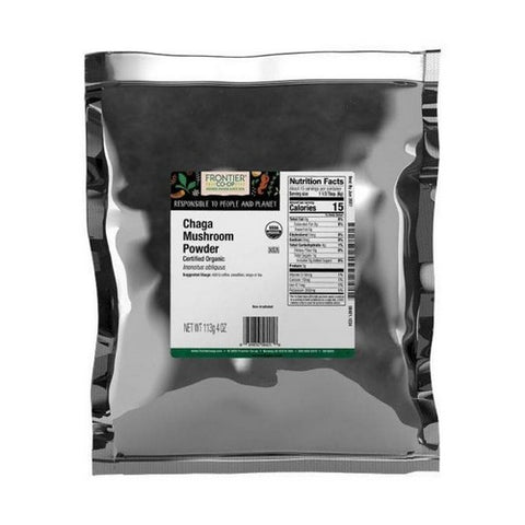 Organic Chaga Mushroom Powder 4 Oz by Frontier Coop