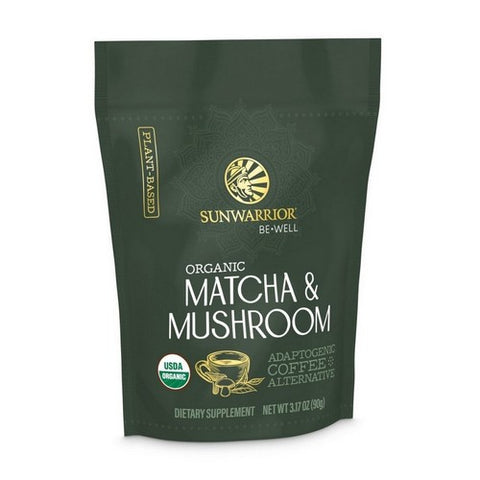 Organic Matcha And Mushroom Powder 3.17 Oz by Sunwarrior