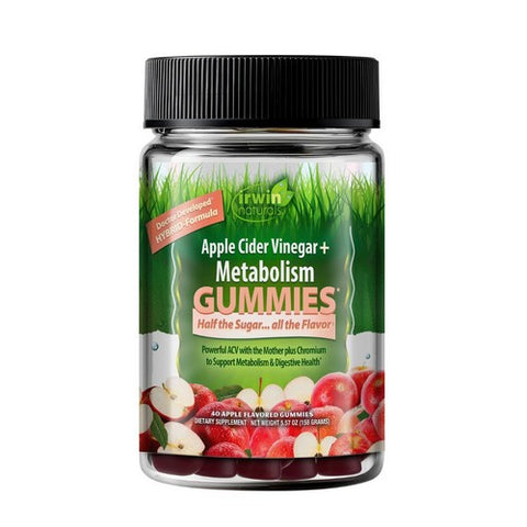 Apple Cider Vinegar And Metabolism 40 Gummies by Irwin Naturals