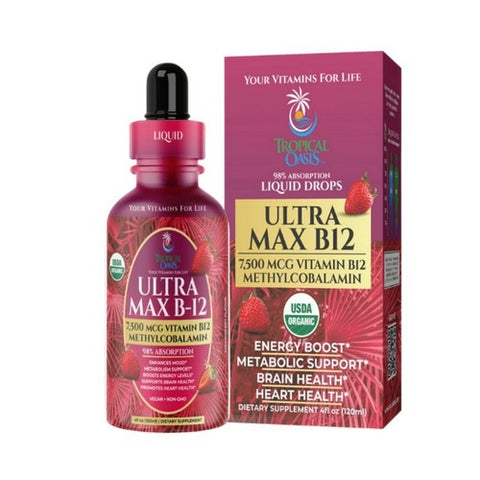 B-12 Ultra Max Organic 4 Oz by Tropical Oasis