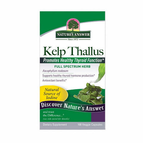 Nature's Answer, Kelp Thallus, 100 Veg Caps Nature's Answer