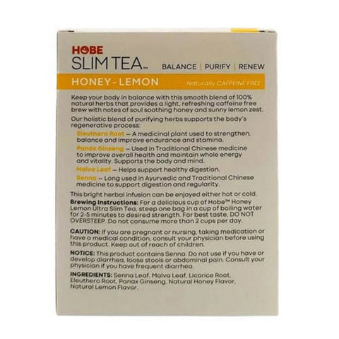 Hobe Labs, Ultra Slim Tea Honey Lemon, 24 Bags Hobe Labs