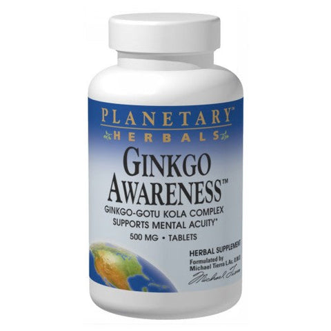 Planetary Herbals, Ginkgo Awareness, 120 Tabs Planetary Herbals