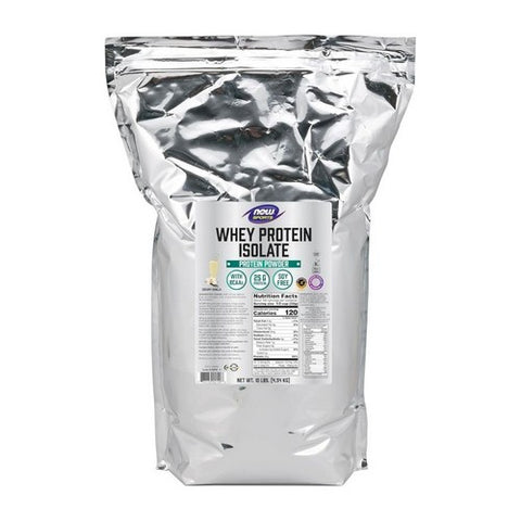 Now Foods, Whey Protein Isolate, Vanilla, 10lb Now Foods
