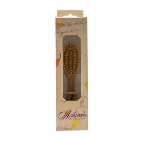 Fuchs Brushes, Ambassador Baby Hair Brushes Natural Bristle Wood, 1 Unit Fuchs Brushes