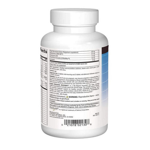 Source Naturals, Blood Pressure Response, 120 Tabs Source Naturals