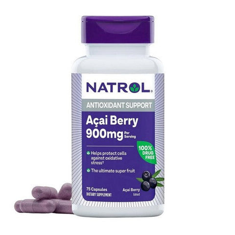 Natrol, Acai, 900 Mg, 75 Caps Natrol