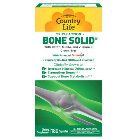 Bone Solid 180 Caps by Country Life
