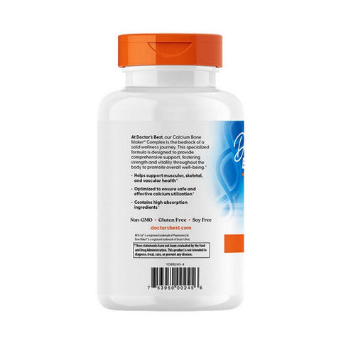 Doctors Best, Calcium Bone Maker Complex With MCHCal, 180 Capsules Doctors Best