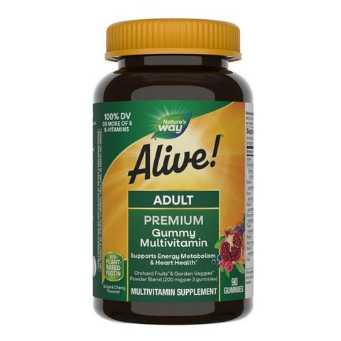 Alive! Adult Premium Gummy Multivitamin 90 gummies by Nature's Way