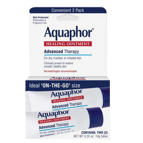 Aquaphor, Advanced Therapy Healing Ointment, 0.35 Oz (Count Of 2) Aquaphor