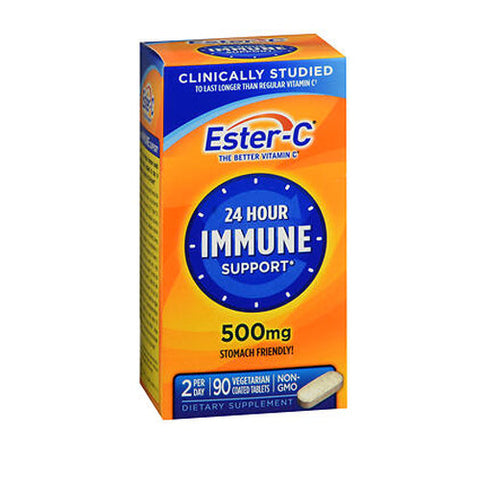 Ester-C, 24 Hour Immune Support Vegetarian Coated, 500 Mg, 90 Tabs Ester-C