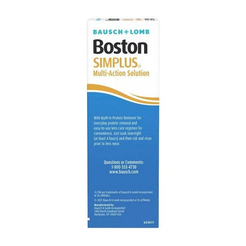 Bausch + Lomb, Boston Simplus Multi-Action Solution, 3.5 oz