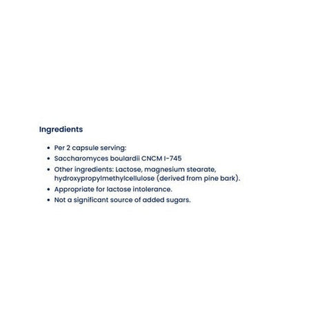 Florastor, Dual Action Probiotic Vegetarian Capsules, 250 Mg, 50 Count Florastor